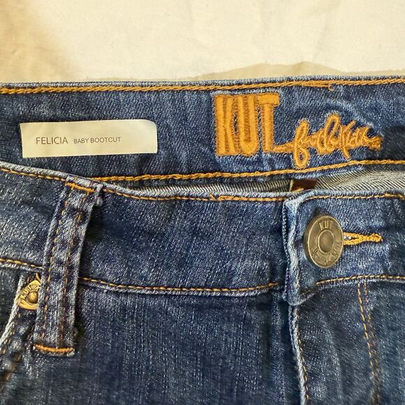 Kut from the Kloth Felicia Baby Bootcut Jean size 8 - Picture 3 of 13